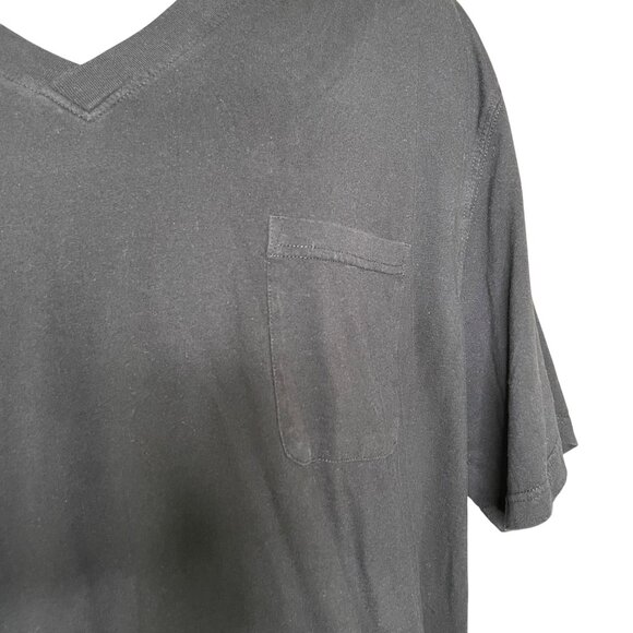 Kingsize Black Burnout T Shirt u Size 4XL Very Soft Top u - Picture 3 of 9